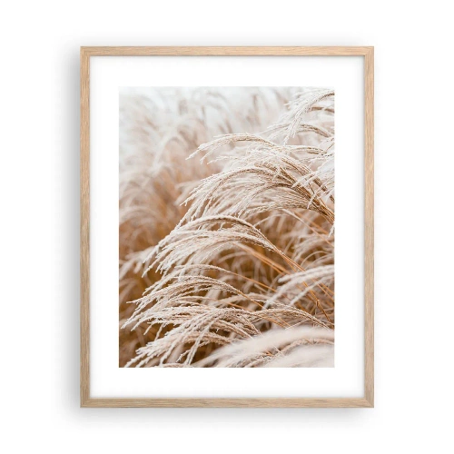 Póster en marco roble claro - El sol de otoño - 40x50 cm
