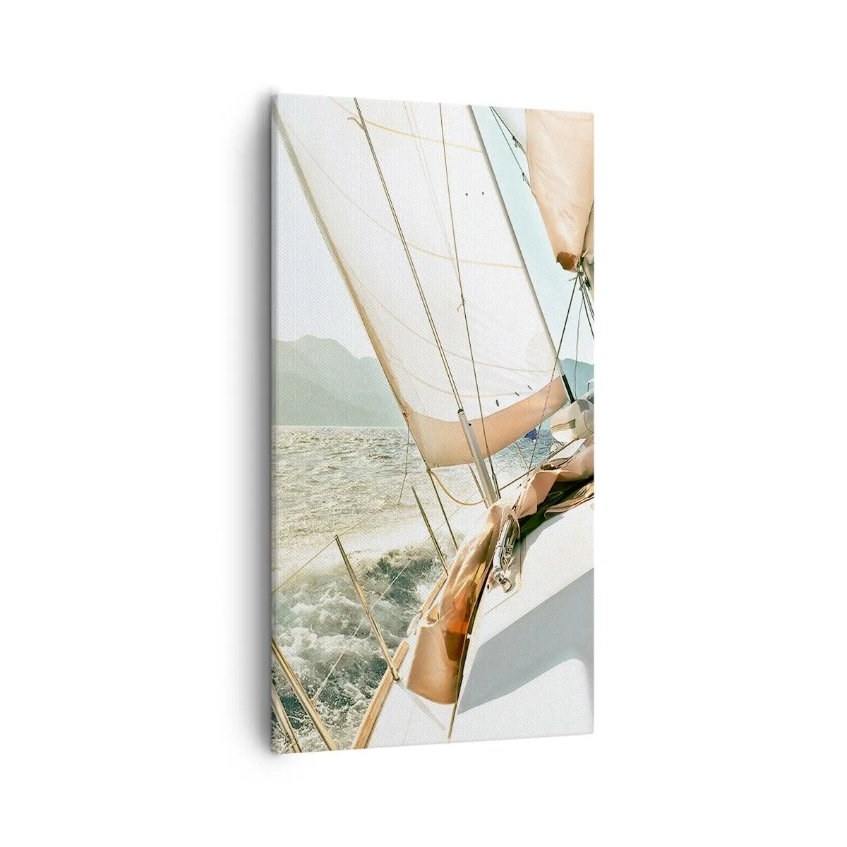 Cuadro sobre lienzo - Impresión de Imagen - A toda vela - 55x100 cm