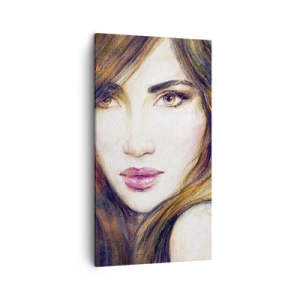 Cuadro sobre lienzo - Impresión de Imagen - Veo tus pensamientos - 45x80 cm