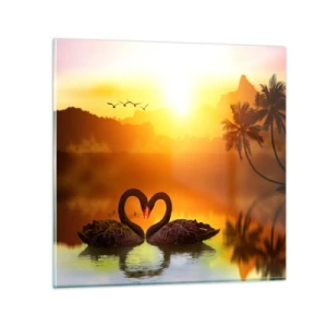 Cuadro sobre vidrio - Impresiones sobre Vidrio - Todo a juego - 70x70 cm