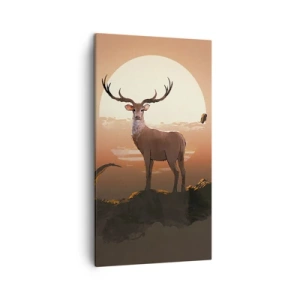 Cuadro sobre lienzo - Impresión de Imagen - Esta noche es diferente a cualquier otra - 45x80 cm