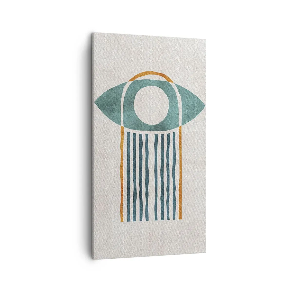 Cuadro sobre lienzo - Impresión de Imagen - Signos y rituales - 45x80 cm