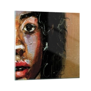 Cuadro sobre vidrio - Impresiones sobre Vidrio - La mitad de mi ser - 30x30 cm