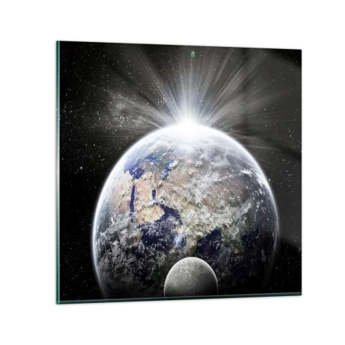 Cuadro sobre vidrio - Impresiones sobre Vidrio - En todo su esplendor - 70x70 cm