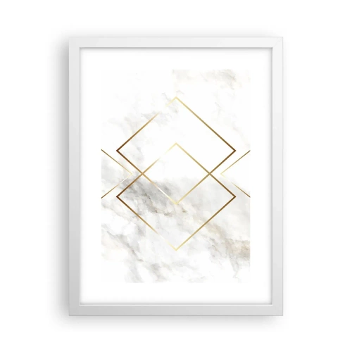 Póster en marco blanco - Una vista al infinito - 30x40 cm