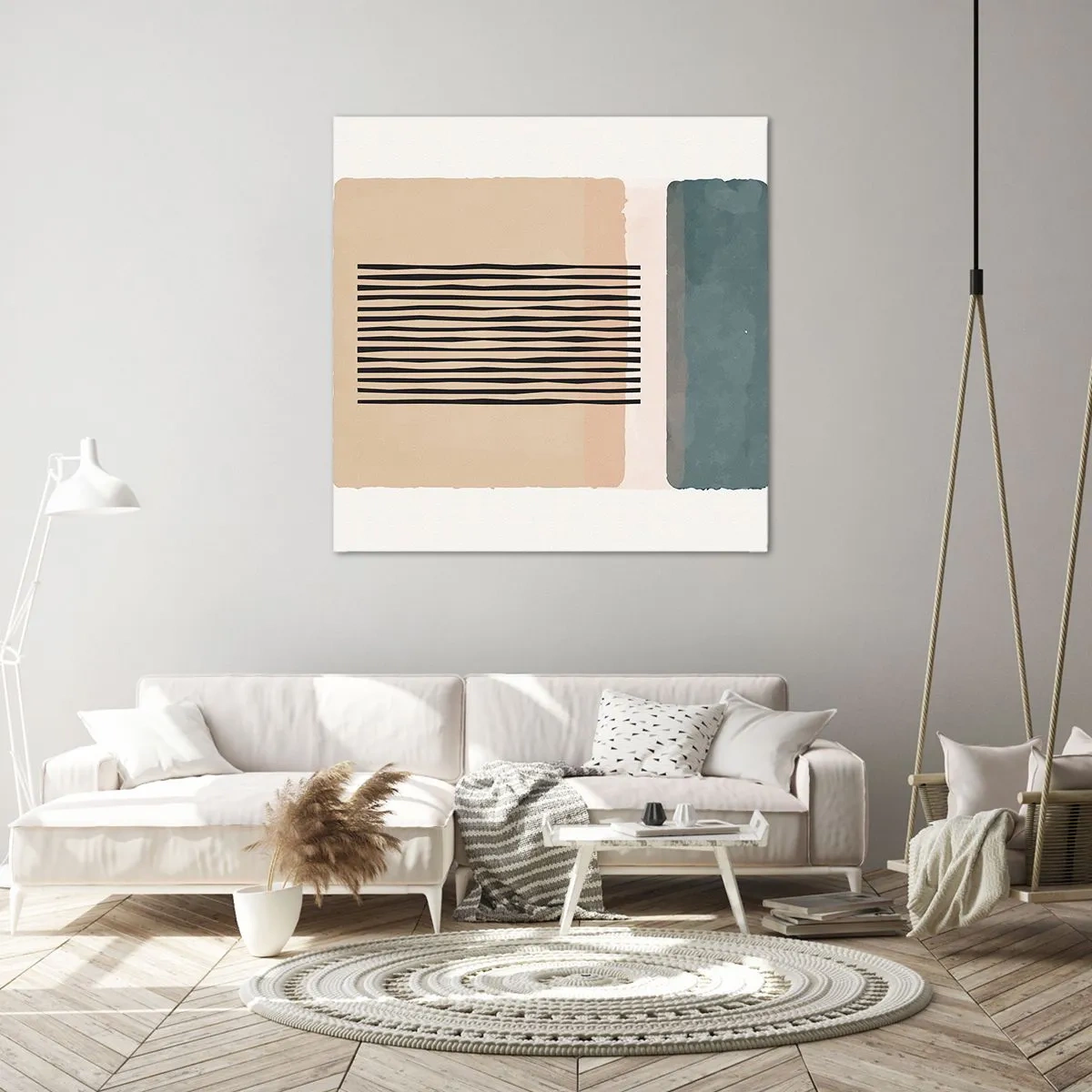 Cuadro sobre lienzo - Impresión de Imagen - Todo en orden - 40x40 cm