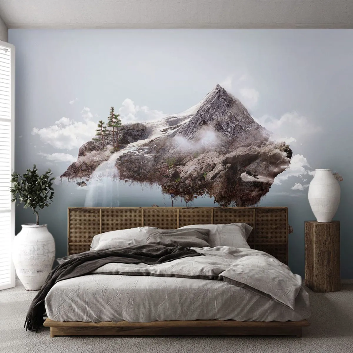 Fotomural Premium Sand - Isla surrealista - Abstracción, Fantasía, Isla - 250x175 cm