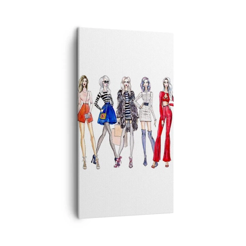 Cuadro sobre lienzo - Impresión de Imagen - Every week Fashion Week - 45x80 cm
