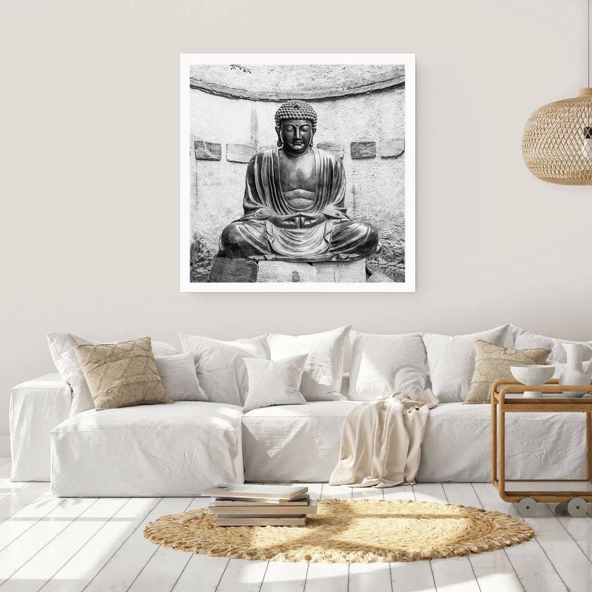 Póster - En la fuente de la paz - 40x40 cm