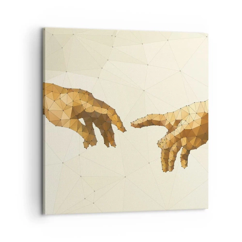 Cuadro sobre lienzo - Impresión de Imagen - Geometría divina - 60x60 cm