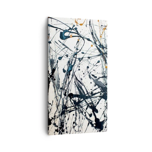 Cuadro sobre lienzo - Impresión de Imagen - Abstracción expresionista - 45x80 cm
