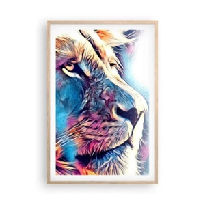 Póster en marco roble claro - La sabiduría de la naturaleza - 61x91 cm