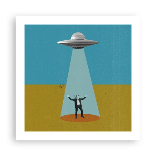 Póster - Un encuentro cercano - 50x50 cm