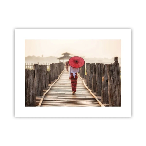 Póster - En un viejo puente - 40x30 cm