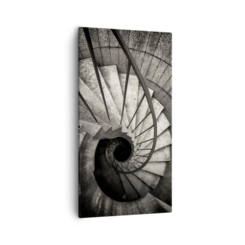 Cuadro sobre lienzo - Impresión de Imagen - Escaleras arriba, escaleras abajo - 55x100 cm