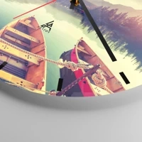 Esfera sin numeración, con rayas