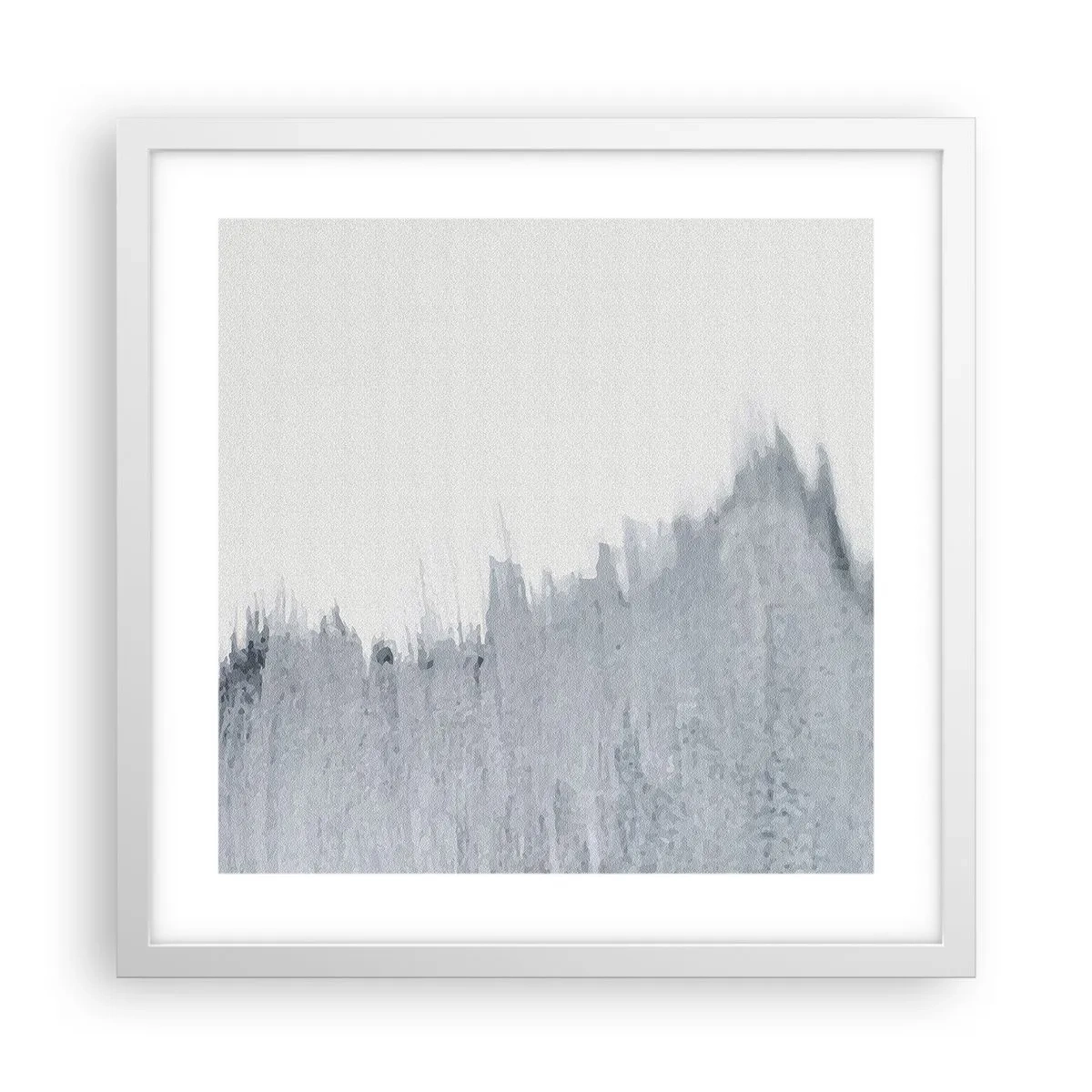 Póster en marco blanco - Una señal misteriosa - 40x40 cm