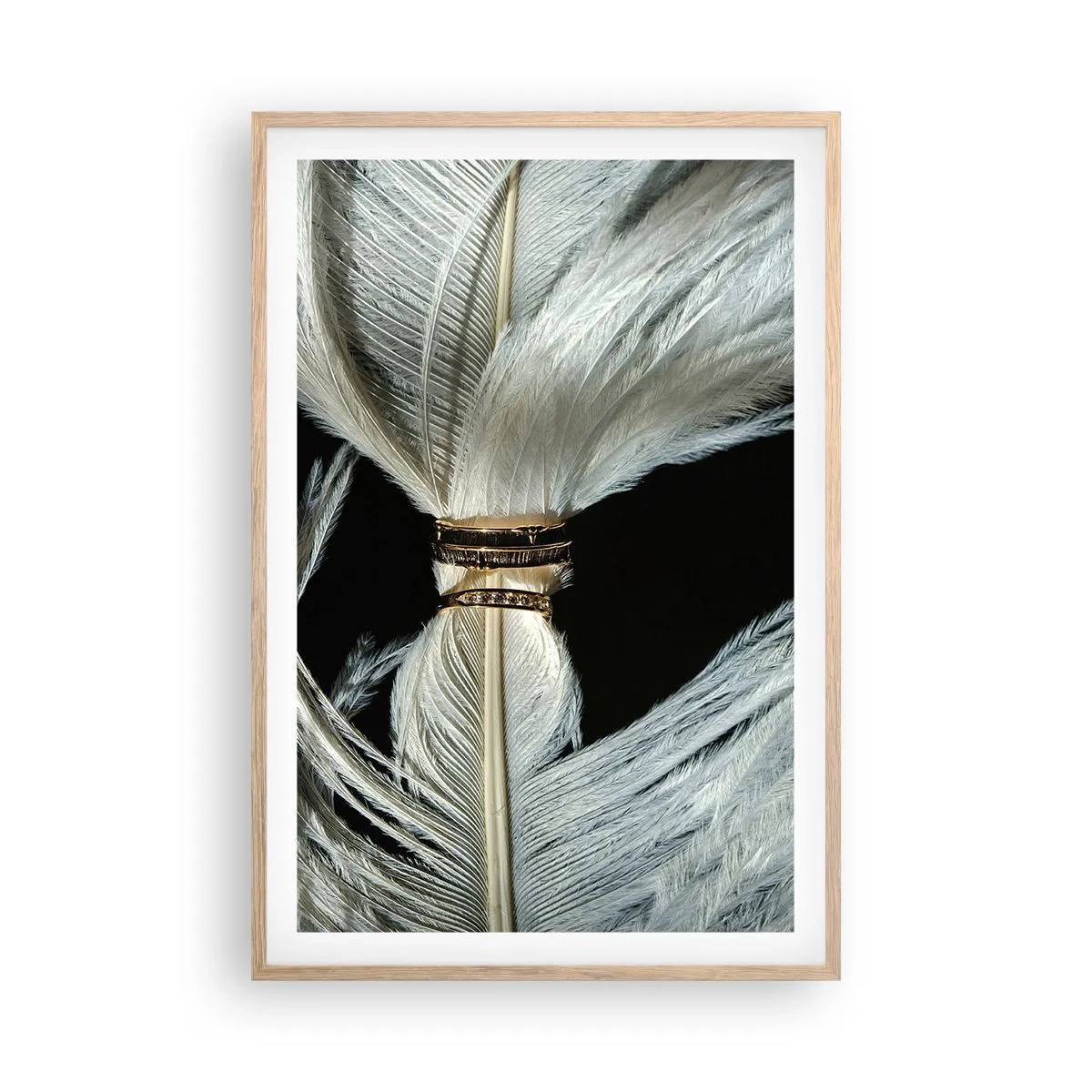 Póster en marco roble claro - ...y no te dejaré.... - 61x91 cm