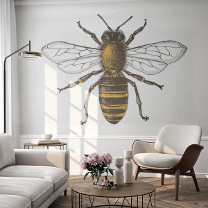 Fotomural Premium Canvas - Bondad natural - Abeja, Insecto, Naturaleza - 250x175 cm