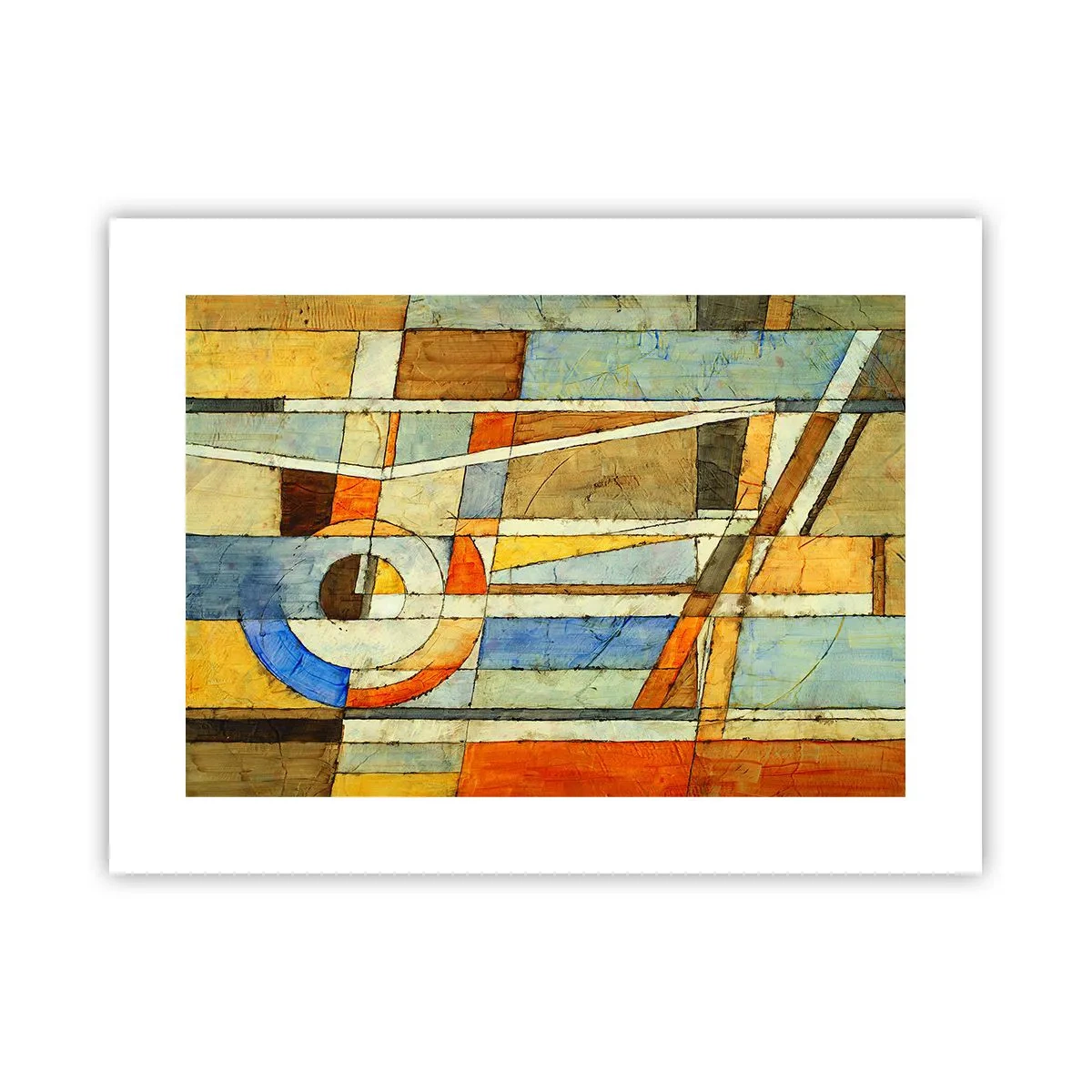 Póster - Cubismo en una obra - 40x30 cm