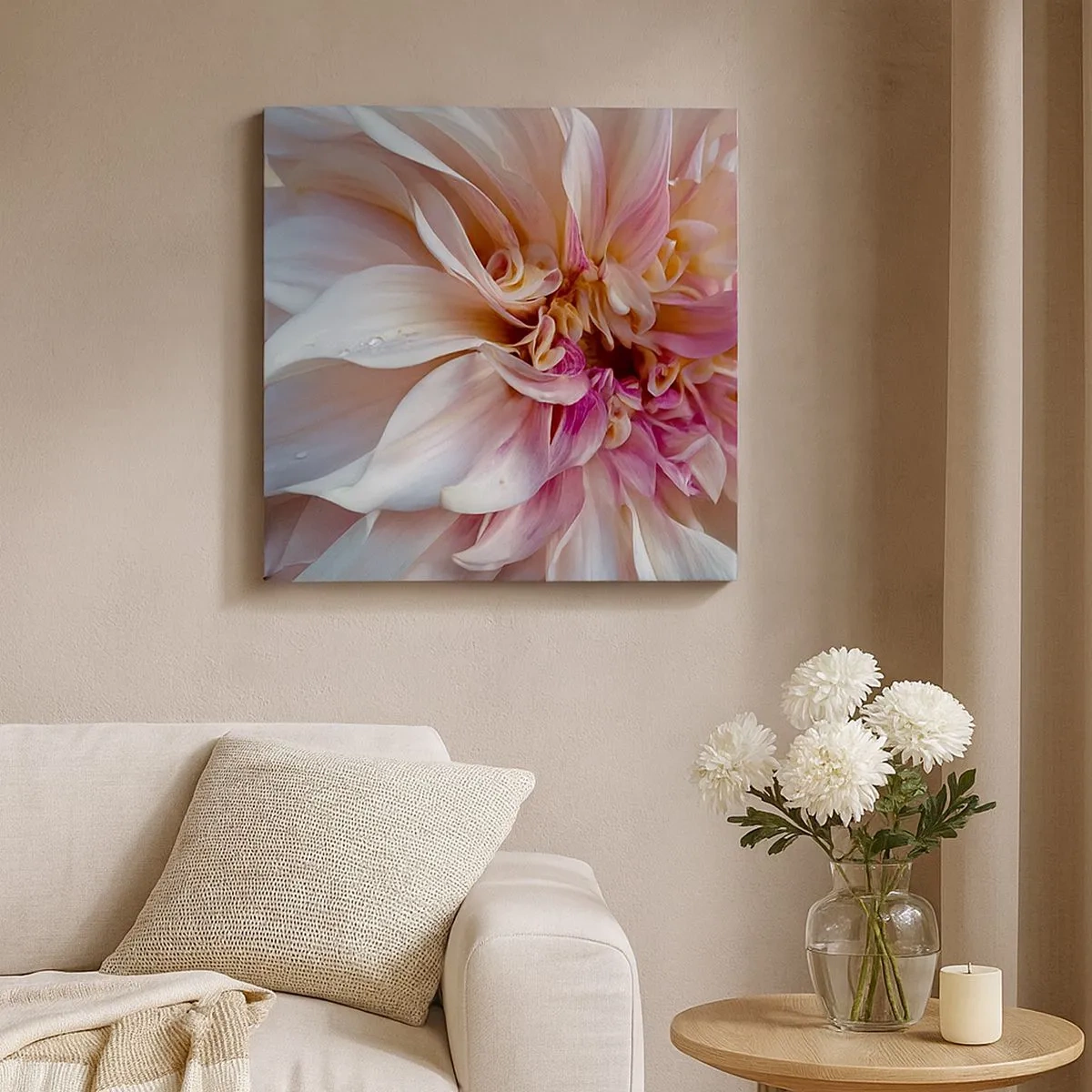 Cuadro sobre lienzo - Impresión de Imagen - Frescura floreciente - 30x30 cm