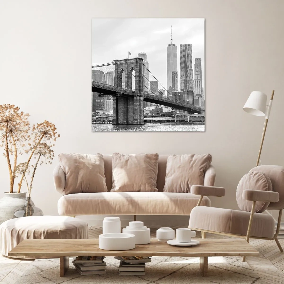 Cuadro sobre lienzo - Impresión de Imagen - Vibraciones de Nueva York - 30x30 cm