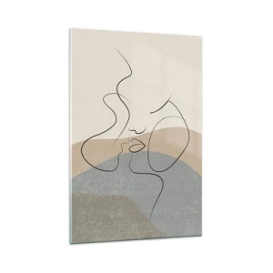 Cuadro sobre vidrio - Impresiones sobre Vidrio - Como una pincelada - 80x120 cm