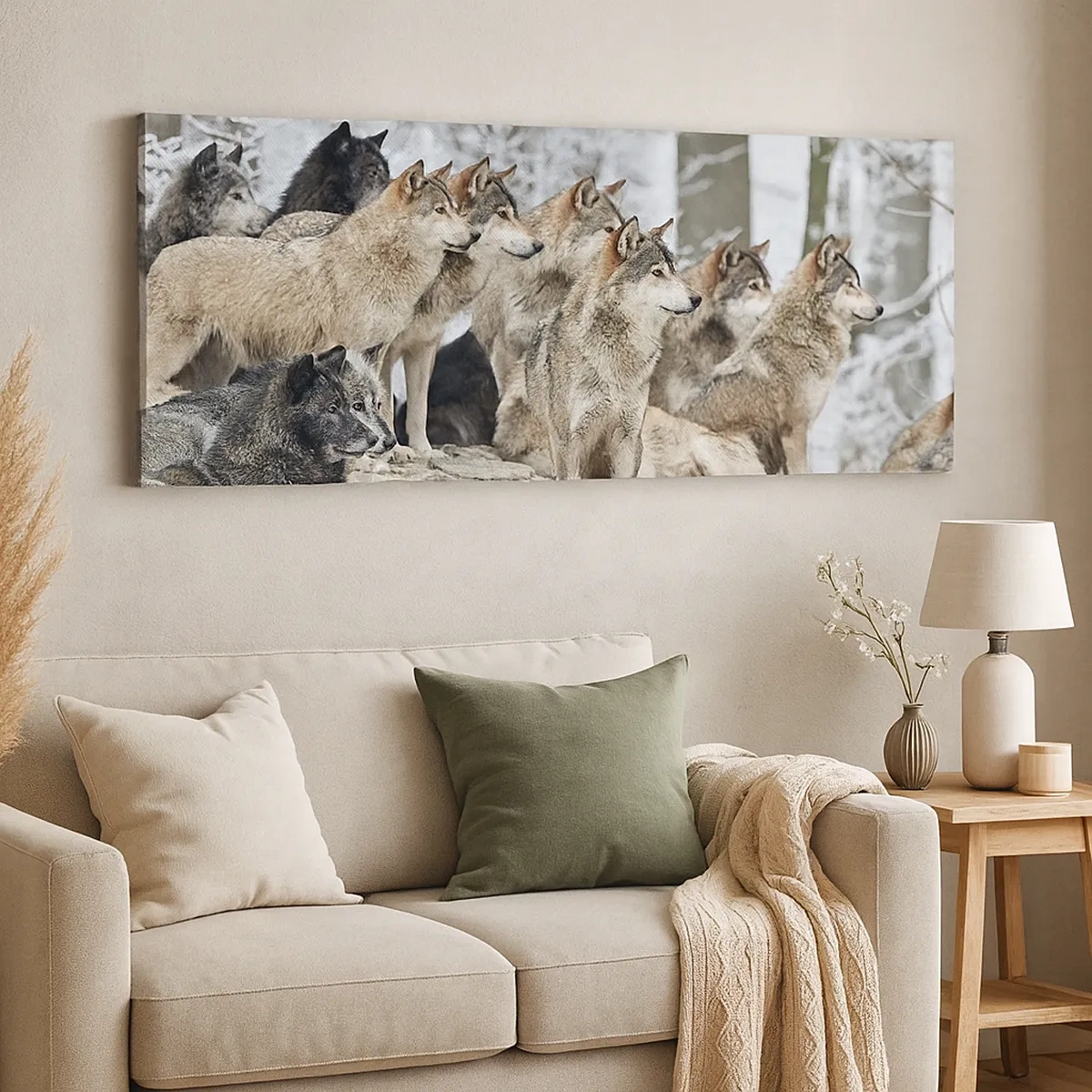 Cuadro sobre lienzo - Impresión de Imagen - Familiares y amigos - 30x30 cm