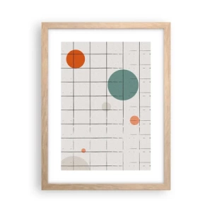 Póster en marco roble claro - Atrapados. ¿Nosotros o ellos? - 30x40 cm