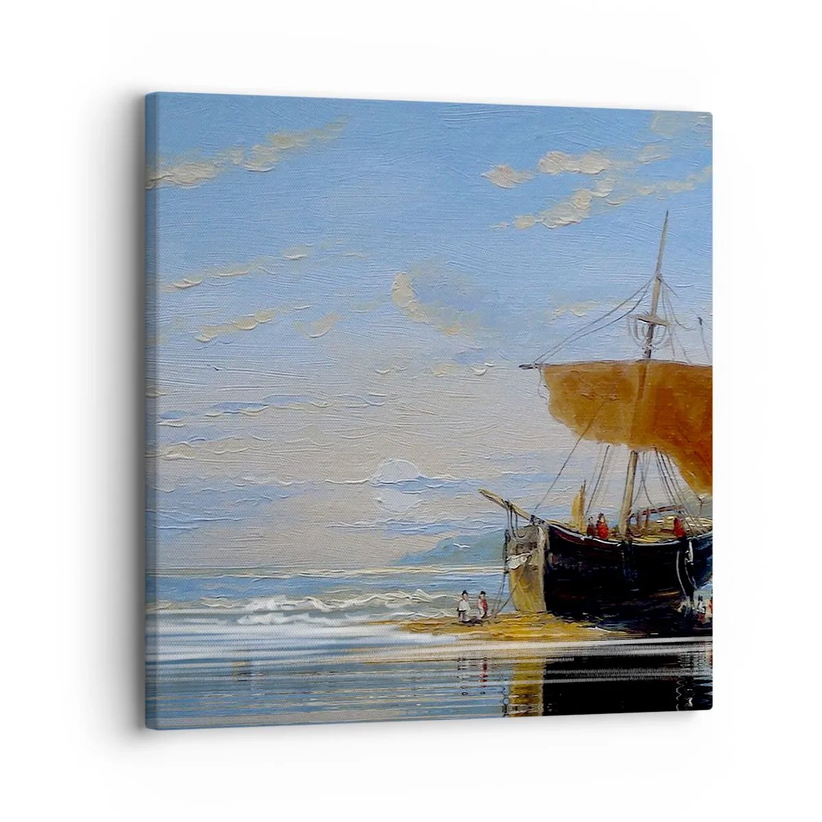 Cuadro sobre lienzo - Impresión de Imagen - Agua, tierra, aire - 30x30 cm