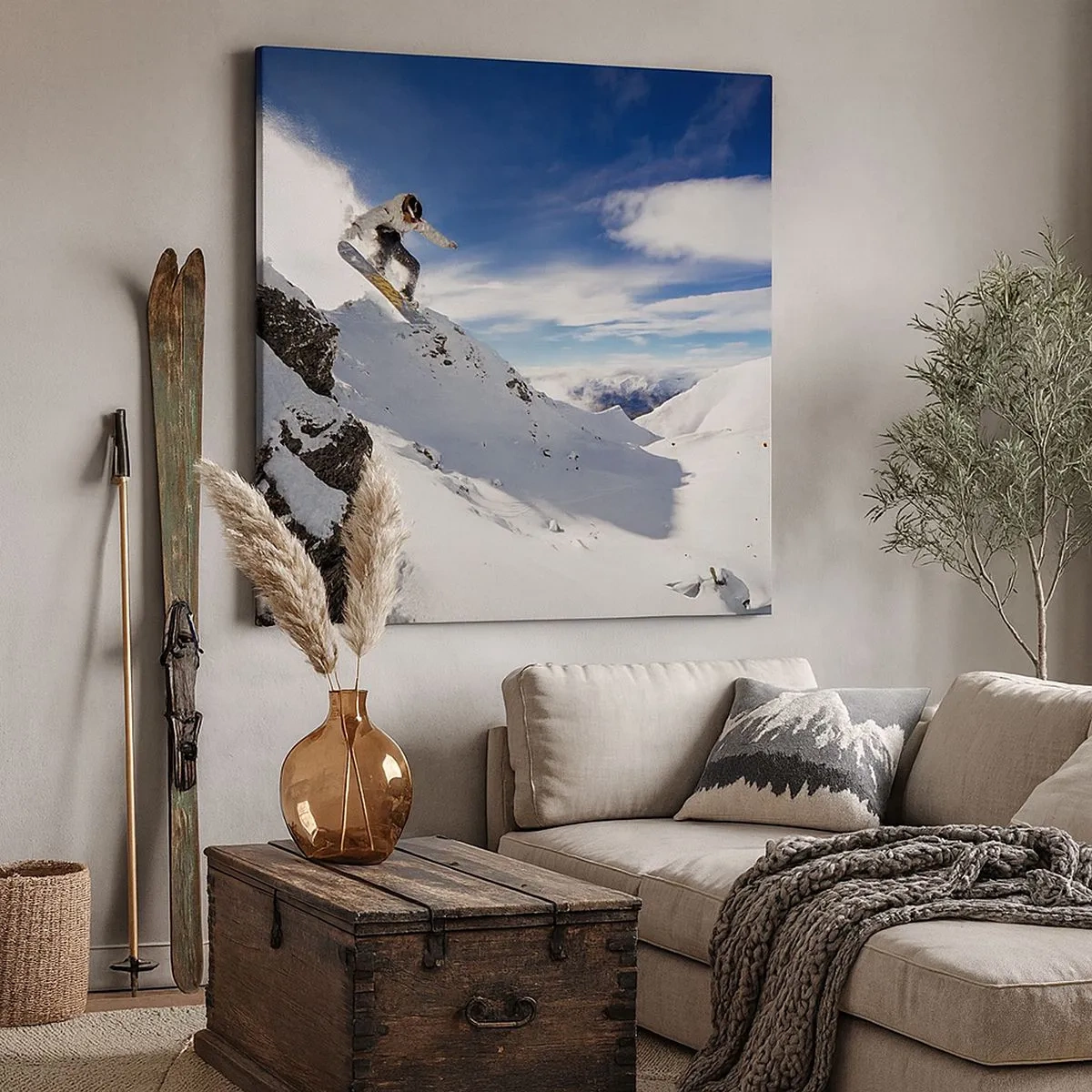 Cuadro sobre lienzo - Impresión de Imagen - Libertad sin fronteras - 30x30 cm