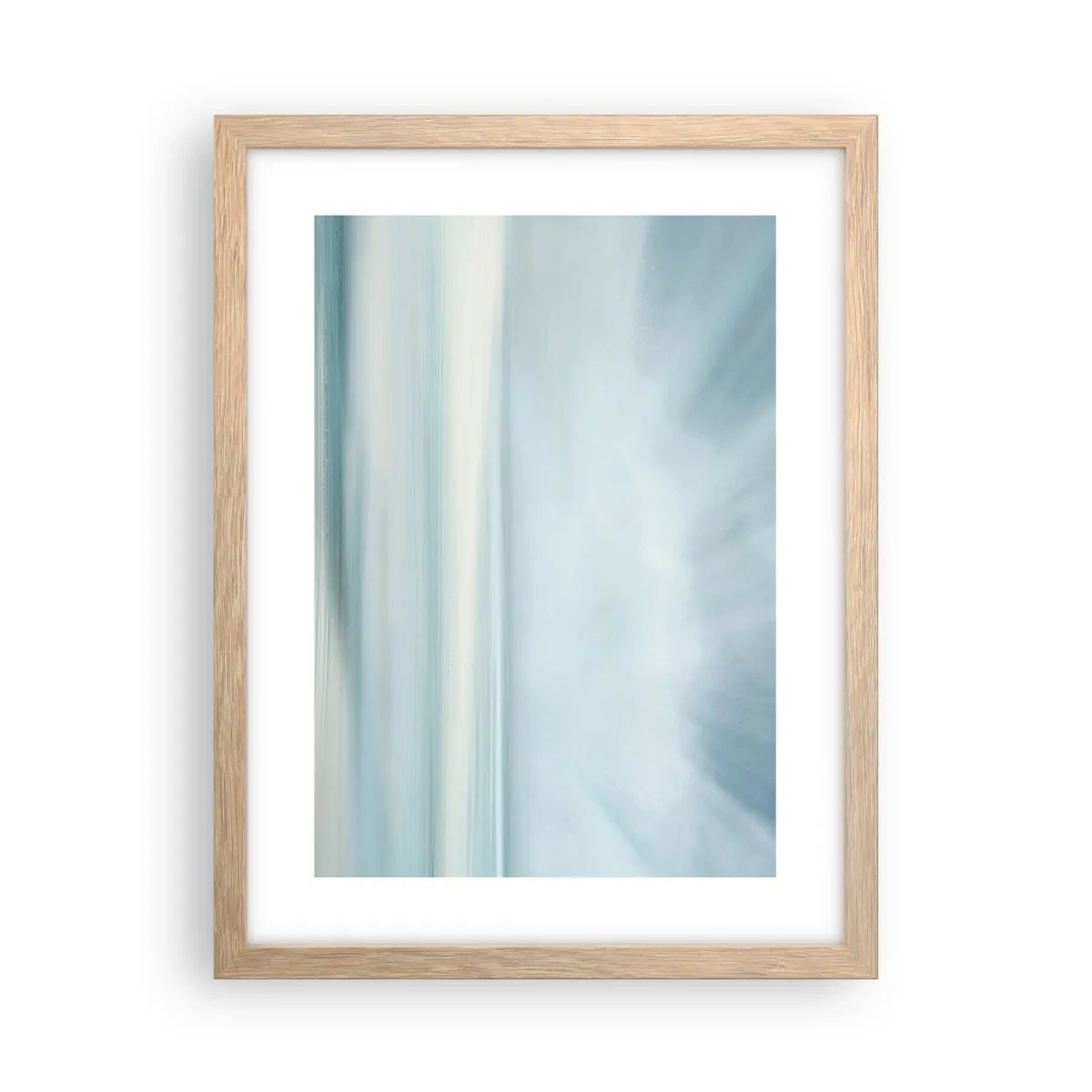 Póster en marco roble claro - Paz hasta el horizonte - 30x40 cm