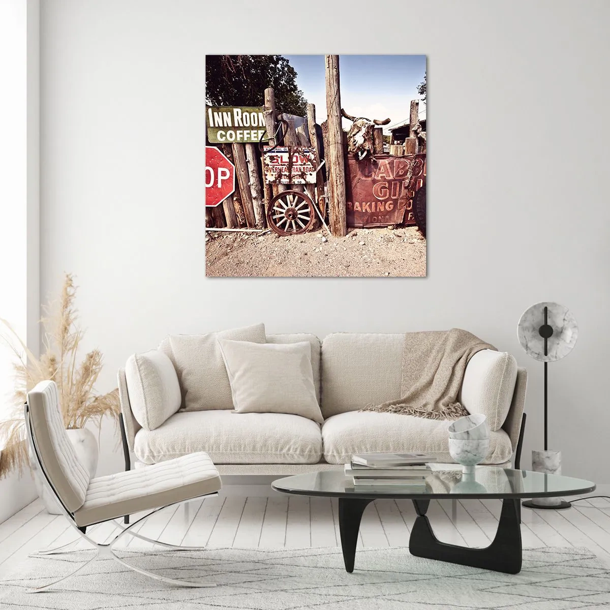 Cuadro sobre vidrio - Impresiones sobre Vidrio - Y el tiempo se detuvo - 40x40 cm