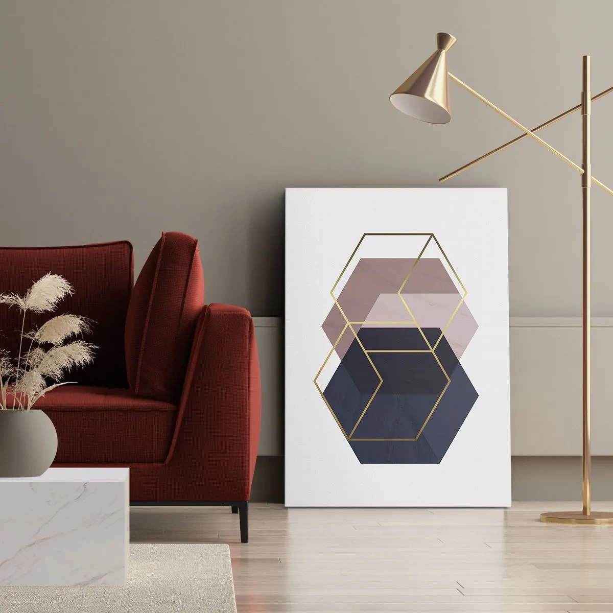 Cuadro sobre lienzo - Impresión de Imagen - El poder de la sencillez - 55x100 cm