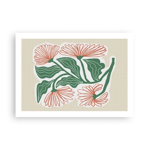 Póster - Folclórico y moderno - 70x50 cm