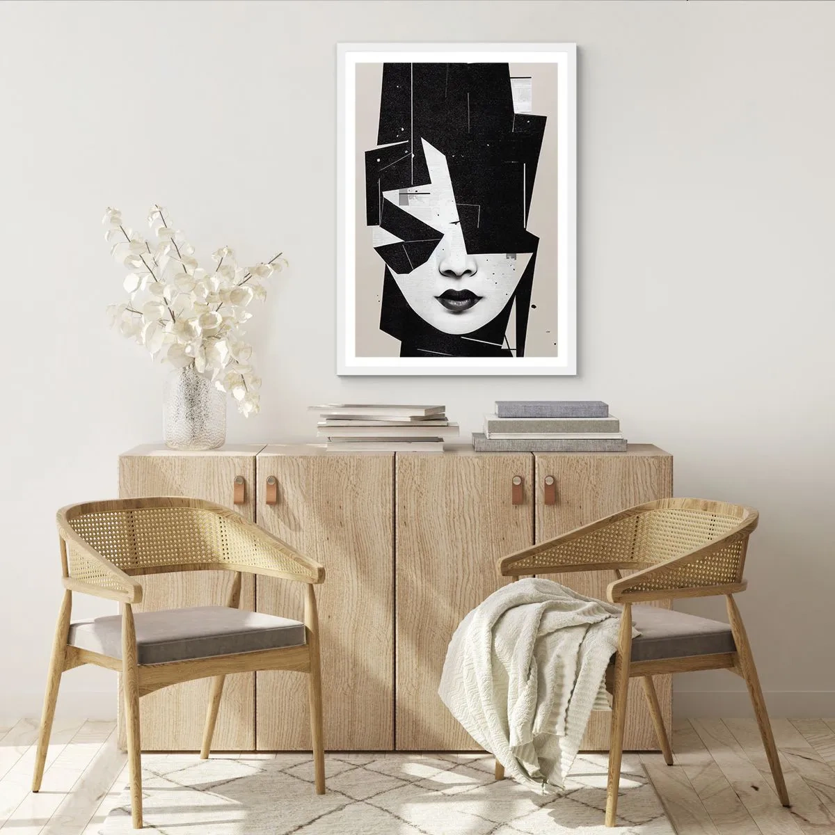 Póster en marco blanco - Profundamente ocultos - 30x40 cm