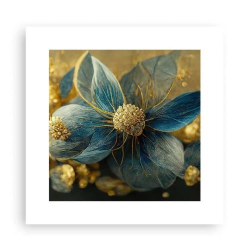 Póster - Flor de oro - 30x30 cm