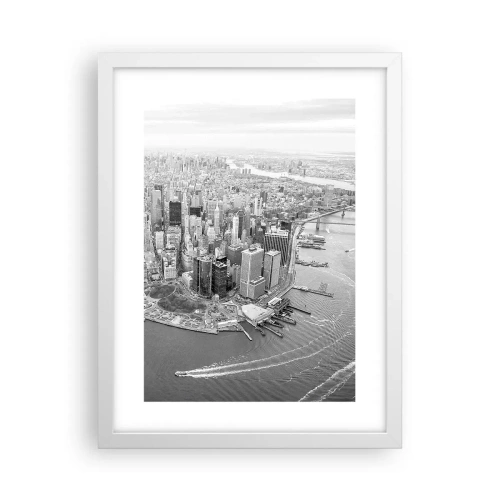 Póster en marco blanco - ¿Cómo no amar este lugar? - 30x40 cm