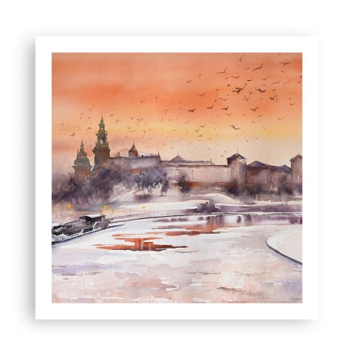 Póster - Atardecer real - 60x60 cm