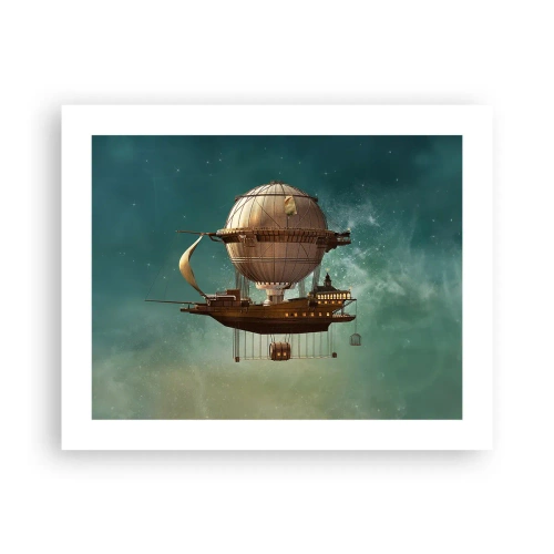 Póster - Julio Verne saluda - 50x40 cm