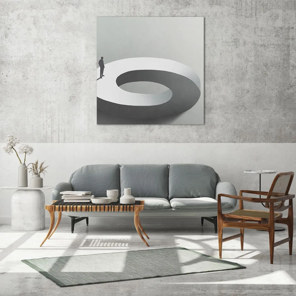 Cuadro sobre vidrio - Impresiones sobre Vidrio - Ser sabio no es una labor sencilla - 70x70 cm