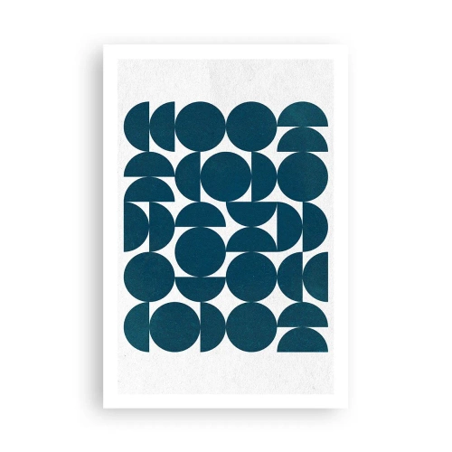 Póster - Círculos y semicírculos - 61x91 cm