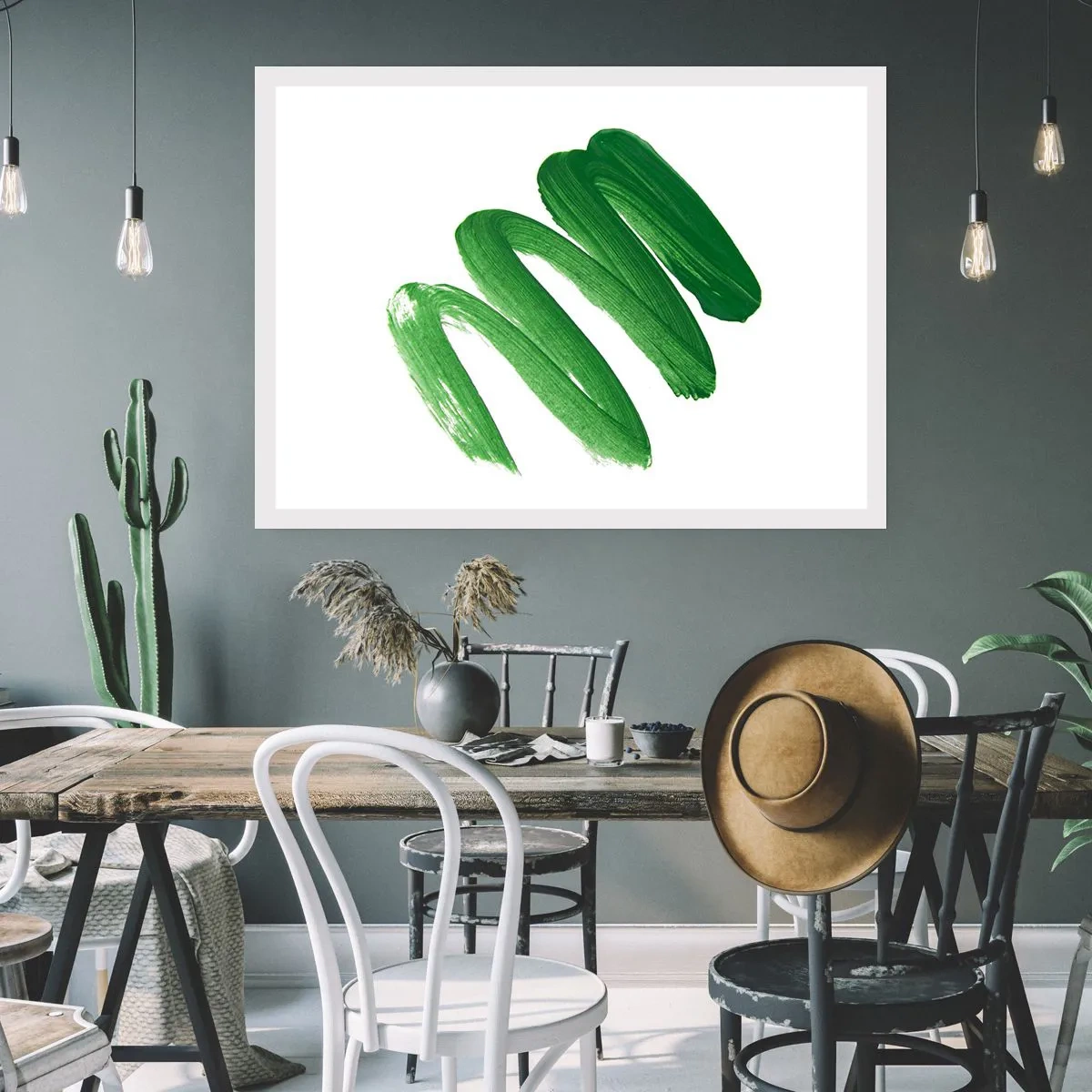 Póster - Una broma verde - 50x40 cm