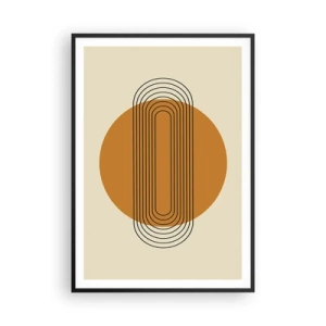 Póster en marco negro - El plan perfecto - 70x100 cm