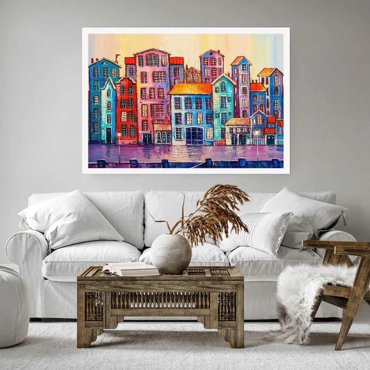 Póster - Una ciudad como un cuento de hadas - 50x40 cm