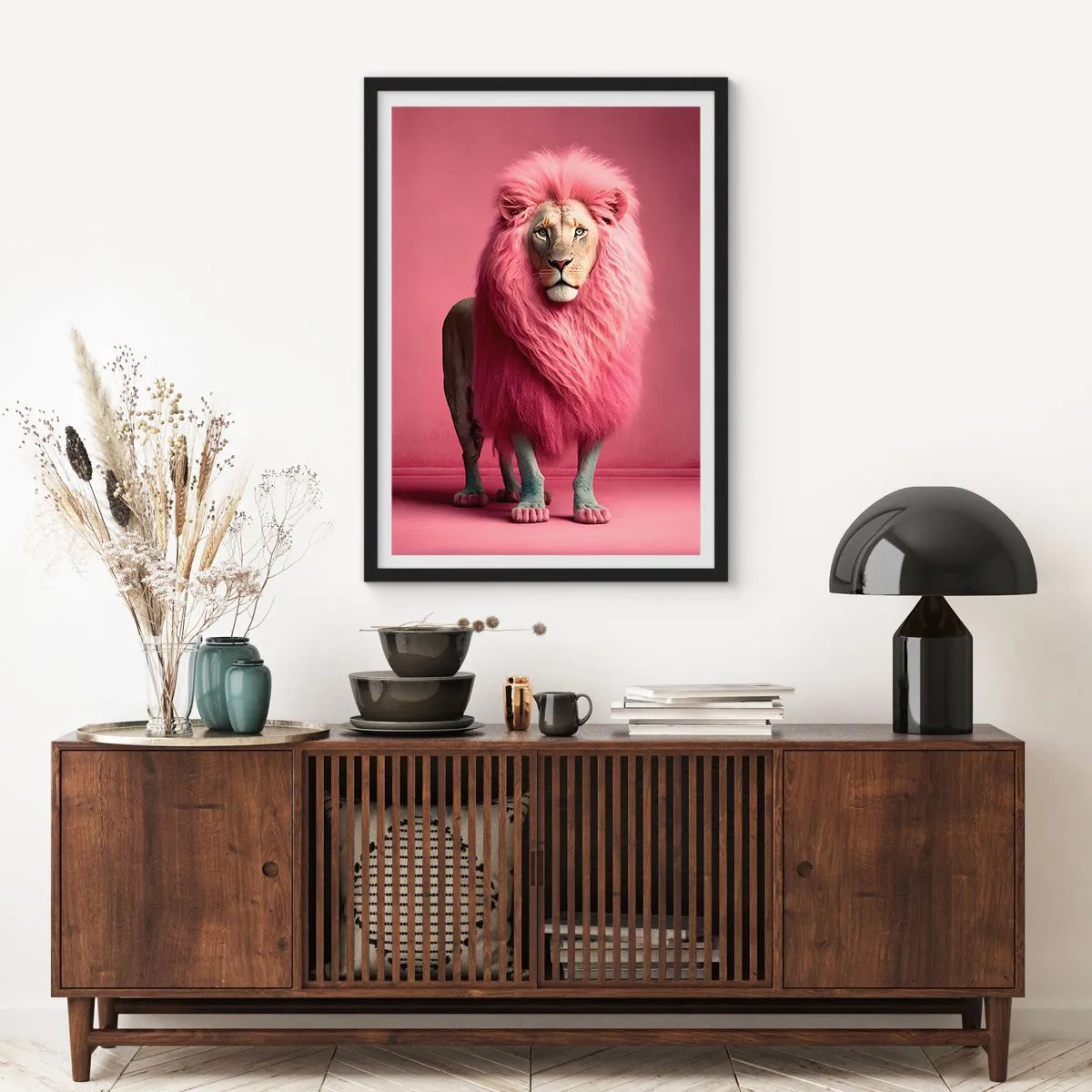 Póster en marco negro - Y ya no me tienes miedo - 30x40 cm