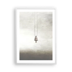 Póster en marco blanco - El niño que llevamos dentro - 50x70 cm