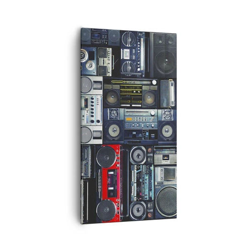 Cuadro sobre lienzo - Impresión de Imagen - Nostalgia de los 80. - 55x100 cm