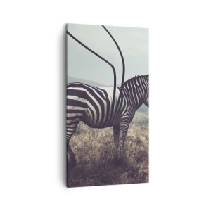 Cuadro sobre lienzo - Impresión de Imagen - Fallo en Matrix - 45x80 cm