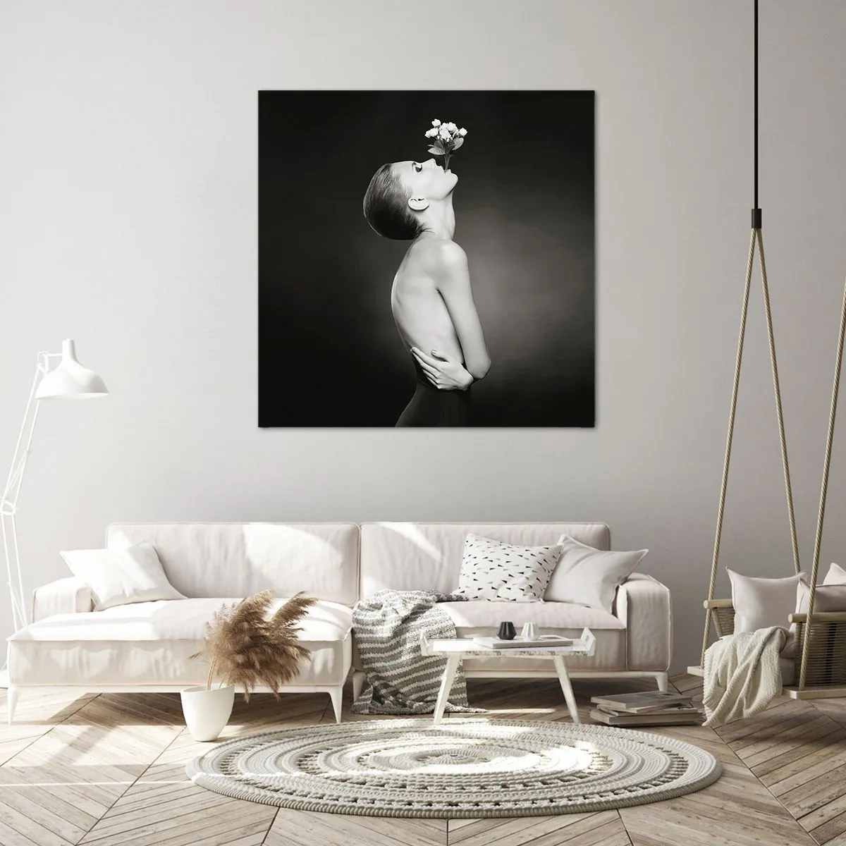 Cuadro sobre lienzo - Impresión de Imagen - Elegancia excéntrica - 40x40 cm
